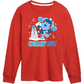 HYBRID APPAREL - Blues Clues and You - Chillin with My Snowmies - Toddler and Youth Long Sleeve Graphic T-Shirt in Saudi Arabia