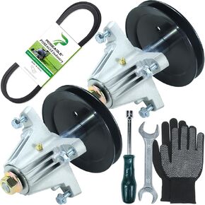 2 Pack Pre-Greased 918-06991 Spindle Assembly with 756-05034A Replaces 618-06991, 918 06991, 91806991 for Huskee LT4200 T1000 T1200 T1400 TB42 T110 T130, M115-42 Lawn Tractors in Kuwait