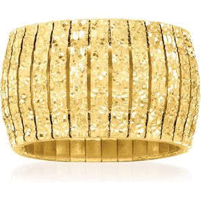 Ross-Simons Italian 18kt Yellow Gold Over Sterling Silver Cleopatra Ring in Saudi Arabia