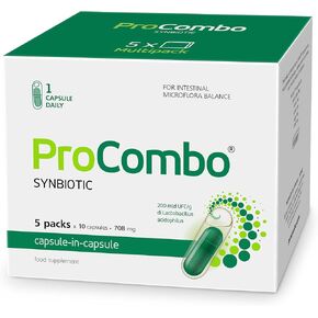 The Smart synbiotic with targeted delivery of The Good Bacteria. Double Capsule and Liquid Formula for Fast Results. 1 Capsule per Day. Laboratory Tested (Pack of 1) in Saudi Arabia
