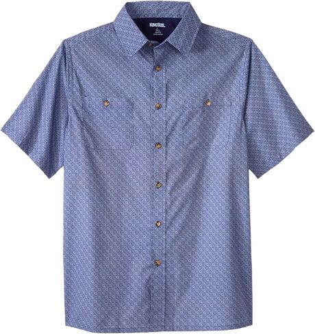 KingSize Men's Big & Tall Easy Care Woven Sport Shirt in Saudi Arabia