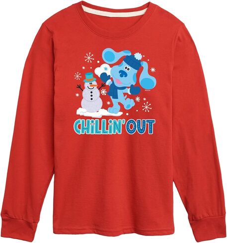 HYBRID APPAREL - Blues Clues and You - Chillin with My Snowmies - Toddler and Youth Long Sleeve Graphic T-Shirt in Saudi Arabia