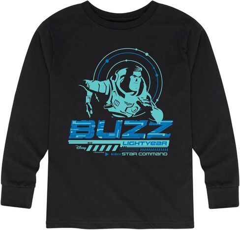 تي شيرت Disney Lightyear - Blue Buzz - تي شيرت برسومات بأكمام طويلة للأطفال والشباب in Saudi Arabia