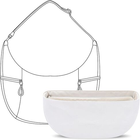 Handbag Organizer Insert for LV Low Key Hobo PM, Custom Fit Inside Premium Vanile Lightweight WaterResistant Purse Insert in Kuwait