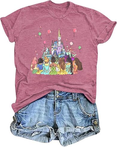 Magical Shirt for Women: Magic Kingdom Princess Tshirt Princess Shirt Family Vacation Trip Tee in Saudi Arabia