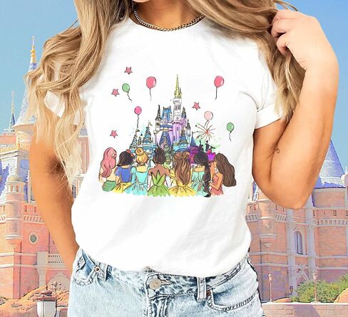 Magical Shirt for Women: Magic Kingdom Princess Tshirt Princess Shirt Family Vacation Trip Tee in Saudi Arabia