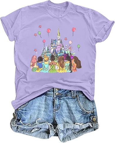 Magical Shirt for Women: Magic Kingdom Princess Tshirt Princess Shirt Family Vacation Trip Tee in Saudi Arabia