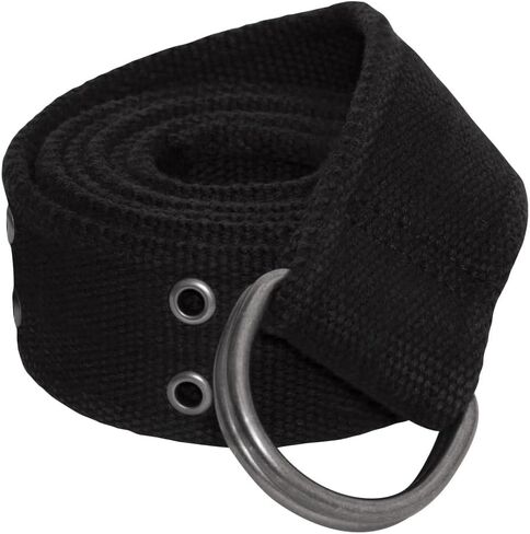 حزام Rothco Vintage D-Ring - حزام قطني مغسول قابل للتعديل للارتداء الكاجوال والخارجي، مظهر عتيق متين in Saudi Arabia