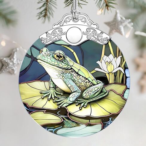 Christmas Ornaments: Stained Glass Ornament, Christmas Tree Ornament, Hanging Ornaments for Home Decor & Xmas Tree Decorations – Exquisite Holiday Decor, Gifts & Holiday Present - Ocean Waves in Saudi Arabia