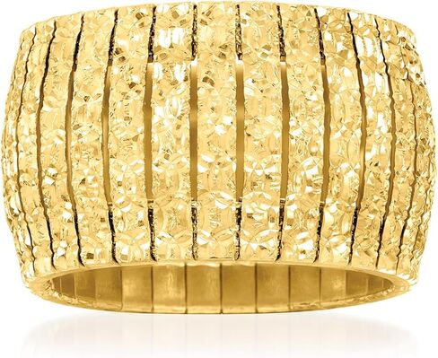 Ross-Simons Italian 18kt Yellow Gold Over Sterling Silver Cleopatra Ring in Saudi Arabia