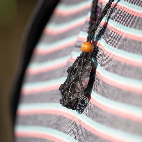 Elite Shungite Pendant - Type 1 - No Fake - No Metal - Authentic Russian c60 Stone - 98% Carbon - Certified - Tolvu in Saudi Arabia