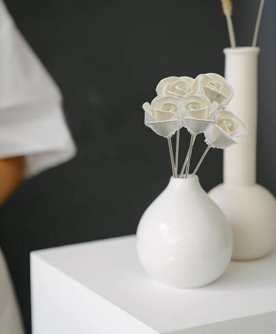 Vine Rose Diffuser Rod, Flower Reed Diffuser Rod, Wood Substitute for Home Office Decoration (5Pcs) in Saudi Arabia