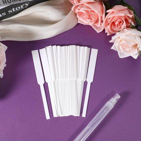 4000PCS Perfume Tester Strips Disposable Fragrance Strips Pure White Strong Absorbent Blotter Essential Oils Test Paper Card for Diffuser Aromatherapy Scents Spice Testing(4000) in Saudi Arabia