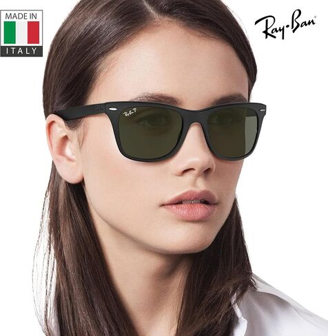 نظارات شمسية Ray-Ban RB4195 WAYFARER LITEFORCE مربعة الشكل للرجال والنساء مع مجموعة نظارات RAYBAN الرسمية in Saudi Arabia