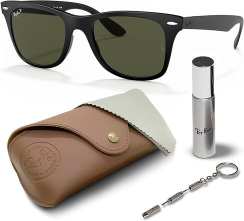 نظارات شمسية Ray-Ban RB4195 WAYFARER LITEFORCE مربعة الشكل للرجال والنساء مع مجموعة نظارات RAYBAN الرسمية in Saudi Arabia