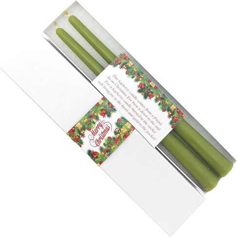 Handmade Beeswax Candles with Bayberry Legend-Lucky Bayberry Poem-Beeswax Tapers-Christmas Candles in Saudi Arabia