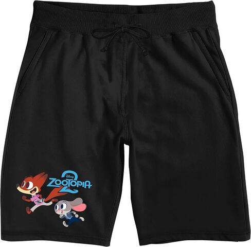 Zootopia 2 Running Men's Black Lounge Shorts in Saudi Arabia