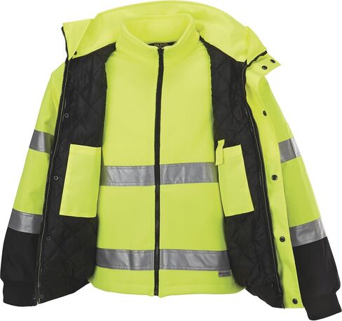 Gravel Gear High-Visibility 3-in-1 Bomber Jacket - Large in Saudi Arabia