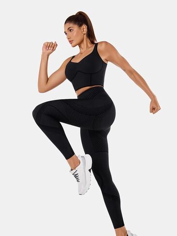 بنطال Fanka Body Sculpt 2.0، ذو وجهين بدون درزات أمامية، دعم أساسي 360 درجة، تمدد عالي في 4 اتجاهات، ماص للرطوبة in Kuwait