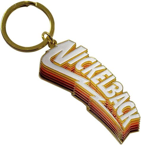 Rock Off officially licensed products Nickelback Gradient Shadows Logo Keyring Keychain Size One Size in Saudi Arabia