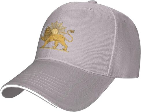 شعار إيران الأسد والشمس العلم قبعات البيسبول ساندويتش قبعات البيسبول رجل إمرأة قبعات البيسبول قبعات الشمس قابل للتعديل in Kuwait