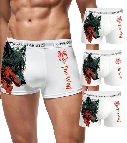 Men's Boxer Briefs - Soft & Breathable Underwear for Men, 3 Pack in Saudi Arabia