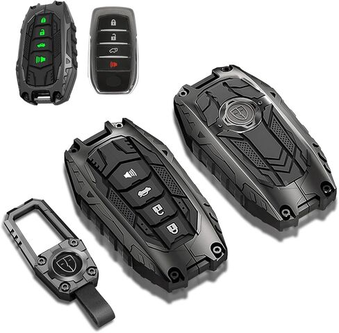 Heavy Zinc Alloy Key Fob Cover for Ford Maverick Explorer Mustang Fusion Escape Edge Expedition F150 F250 F350 F450 F550, Metal Key Case Protector Keychain for F150 Accessories 3/4/5 Buttons in Kuwait