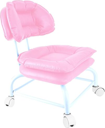 مقعد عريض للبراز مع كرسي متداول الظهر 4 عجلات مع المكابح لمتجر المرآب للمكاتب المنزلية in Kuwait