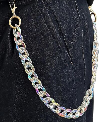 سلاسل السراويل الطبقات الجينز ديكور الملابس والاكسسوارات فريدة من نوعها المحفظة سلاسل المفاتيح حزام الخصر سلسلة in Kuwait