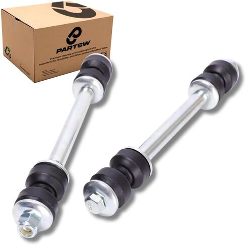 PartsW - 2 Pc for Chevrolet Express 1500 1996-2014/Dodge Neon 2000-2005/Ford Mustang 1994-2004/GMC Savana 3500 1996-2021 +MORE (Check Models), Front Suspension Kit Sway Bar End Links MADE IN USA in Kuwait
