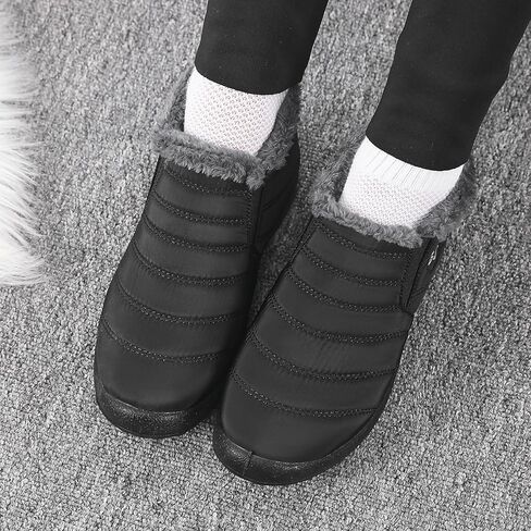 Womens Snow Boots Winter Shoes Warm Ankle Booties Outdoor Slip On Waterproof Comfortable Boots for Women in Saudi Arabia