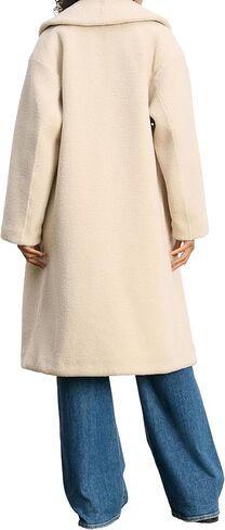 VELVET BY GRAHAM & SPENCER Women's Eleanor Lux Sherpa Coat, Sand, X-Small in Saudi Arabia