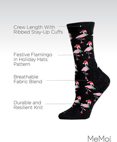 MeMoi Happy Challah Days Holiday Crew Socks in Saudi Arabia
