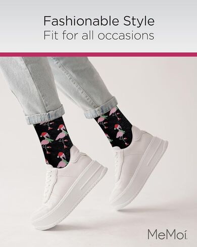 MeMoi Happy Challah Days Holiday Crew Socks in Saudi Arabia