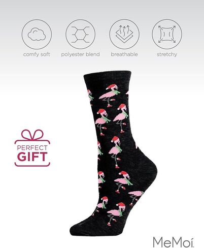 MeMoi Happy Challah Days Holiday Crew Socks in Saudi Arabia