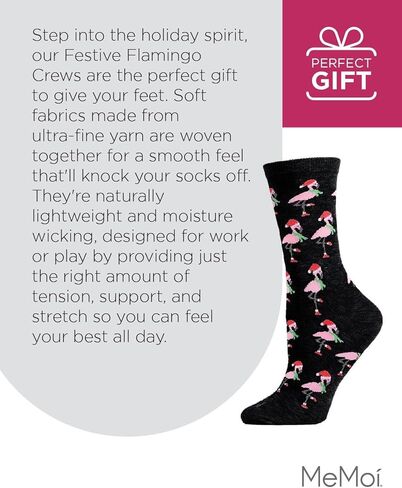 MeMoi Happy Challah Days Holiday Crew Socks in Saudi Arabia