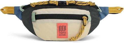 Topo Designs حقيبة خصر جبلية، مطبوعة، كاكي/نيزك in Kuwait