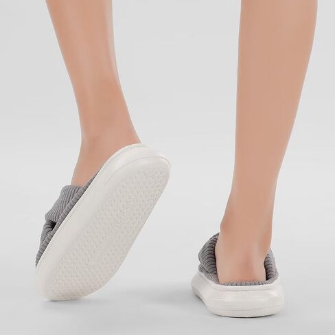 Platform Slippers for Women Indoor and Outdoor Wide Women's Summer Slippers Open Toe Slide House Bedroom Shoes in Saudi Arabia
