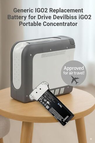 IGO2 Replacement Battery for Drive DeVilbiss iGO2 Portable Concentrator in Saudi Arabia