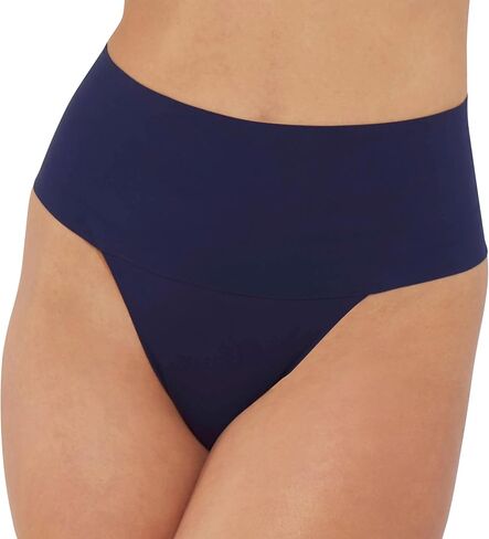 Thong spanx undie -tectable - التحكم الأساسي المريح - Discible Shapear Thong - Women's No Show Thong Intonder - Cafe au lait - 3x in Saudi Arabia