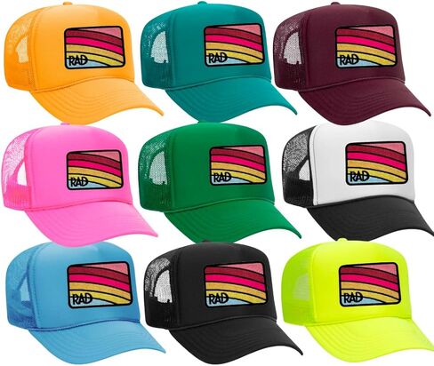 RAD Embroidered Patch Trucker Hat (Multiple Colors) in Saudi Arabia