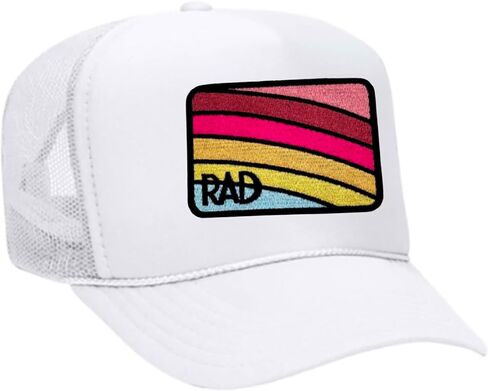 RAD Embroidered Patch Trucker Hat (Multiple Colors) in Saudi Arabia