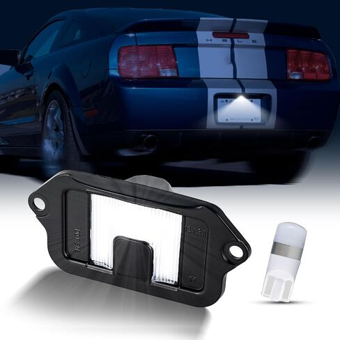 LITER PLATE LIGHT LASS CLIPS Black Housing متوافق مع 1994 1995 1996 1997 1998 1999 2000 2001 2002 2003 2004 Mustang Pickup Truck Step Pumper Preferket ، Pack of 2 in Saudi Arabia