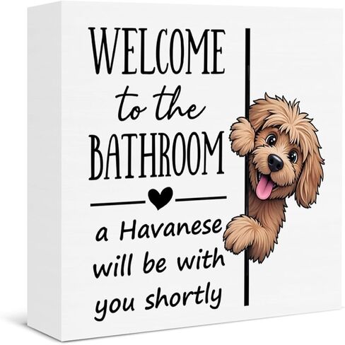 Funny Bathroom Cat Decor Welcome to the Bathroom a Cat Will Be with You Shortly Rustic Wooden Box Sign for Home Toilet Shelf Wall Decor in Saudi Arabia