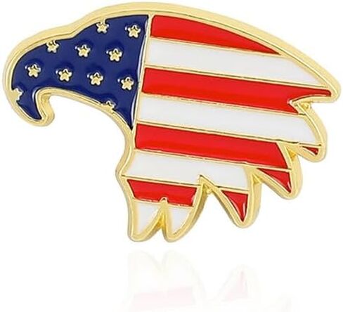 USA Flag Badge American Flag Lap Pin Patriotic Pin Enam Brooch Jacket Car Accessory Gift Friendship Gifts for Women Christmas Gifts Valentines Day in Saudi Arabia