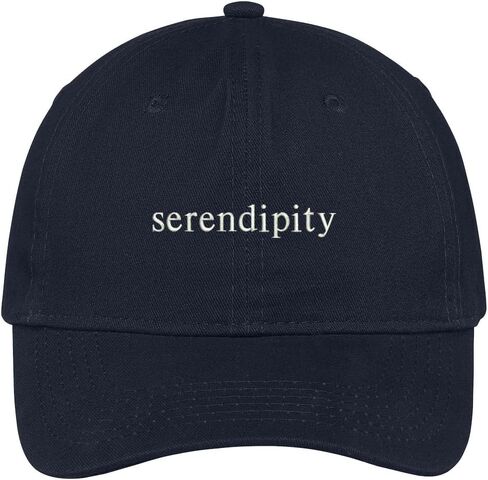 متجر الملابس العصرية قبعة Serendipity مطرزة 100% قطن قابلة للتعديل in Saudi Arabia