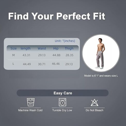 TrailTech Men's Baggy Sweatpants Wide Leg Barrel Sweat Pants Lounge Sweat Pants Drawstring Waist Jogging Pants with Pockets in Saudi Arabia