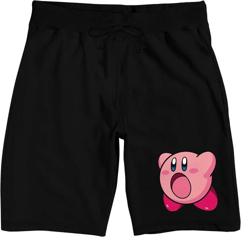 Bioworld Kirby Floating Character Art Men's Black Sleep Pajama Shorts-XXL, XX-Large in Saudi Arabia
