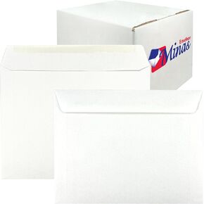 100 Minas Envelope 10" x 13" Booklet Envelopes, Heavy 28lb. White Paper, Strong Gum Flap, 100/Box in Kuwait