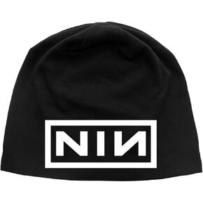 Nine Inch Nails NIN Band Logo Beanie Hat Rock Music Fan Apparel Merchandise in Saudi Arabia